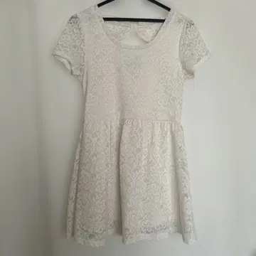 y2k 공주 갸루 공주 로리 화이트 레이스 미니 원피스 반팔