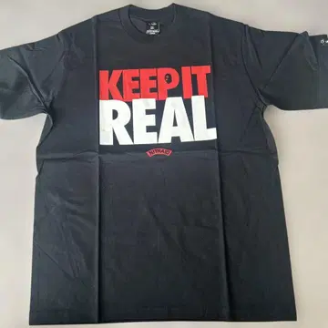 nitraid KEEP IT REAL 티셔츠 L 블랙