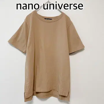 nano universe 나노 유니버스 반팔 T셔츠 베이지