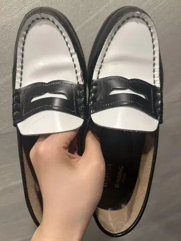 BEAMS HARUTA 콜라보 로퍼 바이컬러