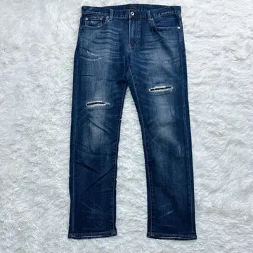 UNIQLO 카이하라 KAIHARA 데미지 가공 스트레이트 데님 33