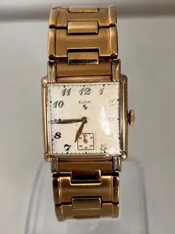 가격 인하! ELGIN 골드 아날로그 손목시계