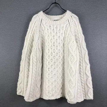 THE SHINZONE ARAN KNIT 화이트