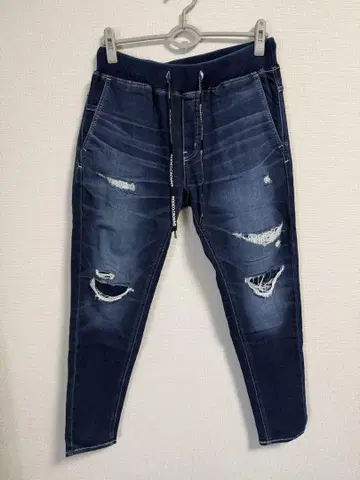 RODEO CROWNS 데미지 데님 팬츠 XL