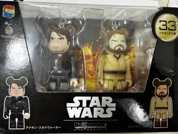 STAR WARS 제일복권 베어브릭 2체 세트 아나킨 오비완