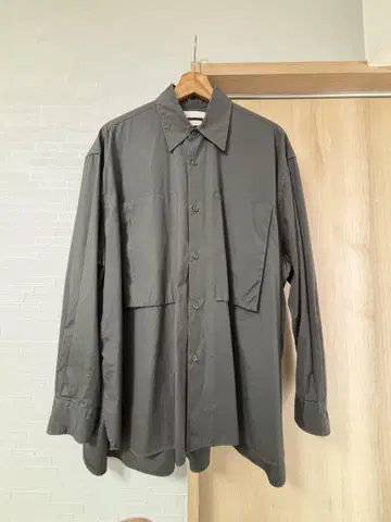YOKE 긴팔 셔츠 CHARCOAL GREEN