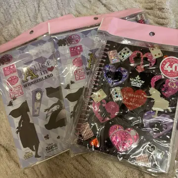 앨리스 씰북 헤이세이 여자아이 레트로 레터 세트 초레어 새상품