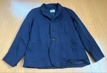 엔지니어드 가먼츠 울 LOITER JACKET 네이비 M 사이즈