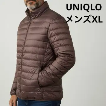 UNIQLO 울트라 라이트 다운 브라운 남성용 XL 다운 자켓