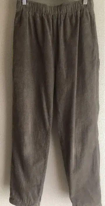 MUJI 코듀로이 이지 팬츠 신사 XS 그레이쉬 브라운