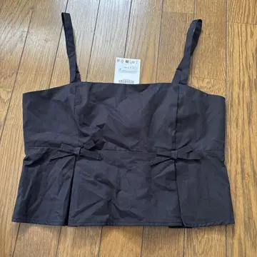 ZARA 블랙 리본 뷔스티에 택 포함 새상품 M