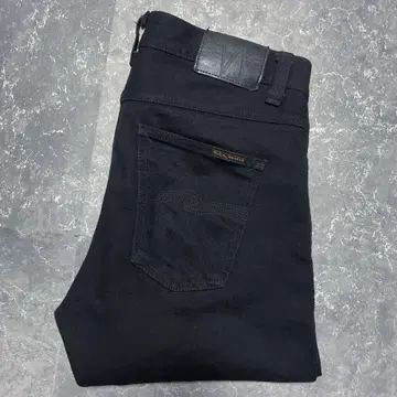 누디진 린 딘 드라이 블랙 셀비지 W29L30