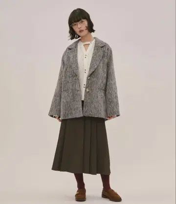 loin nuit shaggy coat / 샤기 코트