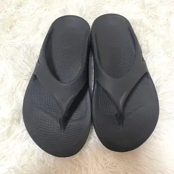 OOFOS BLACK 오리지널 리커버리 샌들 EU(24.0cm)