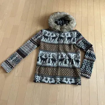 muchacha 무챠챠 후드 부착 울 자켓