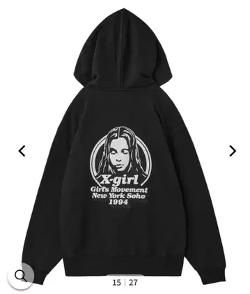 새상품 엑스걸 X-girl AND FACE SWEAT HOOD