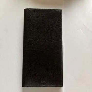 dunhill 블랙 가죽 장지갑