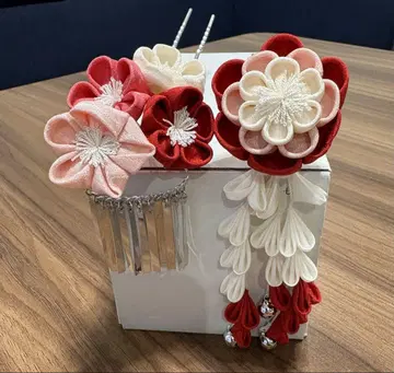 오하리바코 꽃 모티브 헤어콤