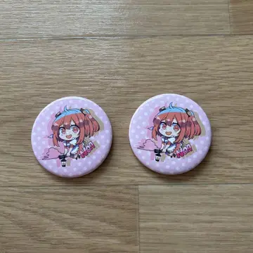 컬러풀피치 카라피치 노아 초기 캔뱃지 2개 세트