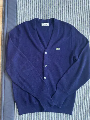 IZOD LACOSTE 아크릴 가디건 V넥 70s 80s