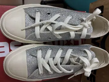CONVERSE ALL STAR 실버 글리터 22.5cm