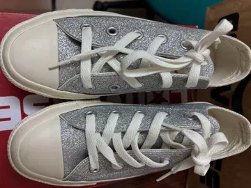 CONVERSE ALL STAR 실버 글리터 22.5cm
