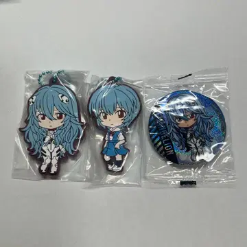 아야나미 레이 신세기 에반게리온 러버 마스코트 캔뱃지