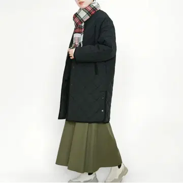 deuxC 두 세 코튼 나일론 퀼팅 코트