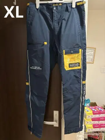AVIREX REMODEL SIDE ZIP PANTS XL