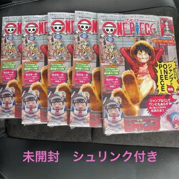 미개봉 새상품 원피스 매거진 ONE PIECE 카드 포함 5권 세트