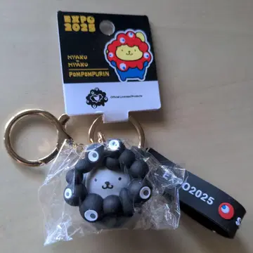 간사이 만박 회장 한정판 블랙 미야쿠미야쿠 변신 키링 새상품 폼폼푸딩