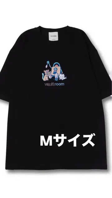 vaultroom x nqrse TEE BLACK/M 사이즈 스티커 포함