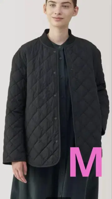 무인양품 워셔블 솜 퀼팅 자켓 M
