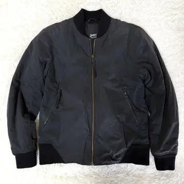 DENHAM 블루종 MA-1 플라이트 자켓 블랙 XL
