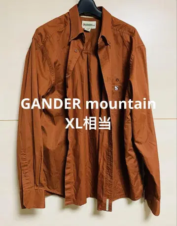 GANDER mountain 플란넬 셔츠 XL 상당 브라운 새상품급 긴팔