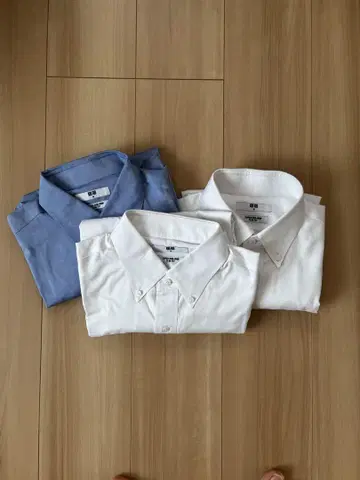 UNIQLO 슈퍼 논아이론 슬림핏 3개 세트