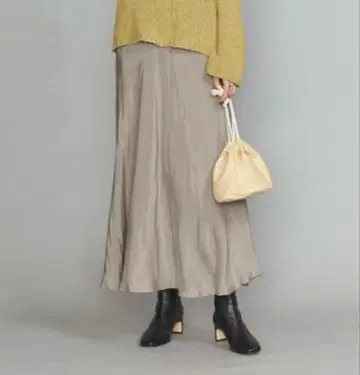 BEAUTY&YOUTH 큐프라 머메이드 플레어 스커트