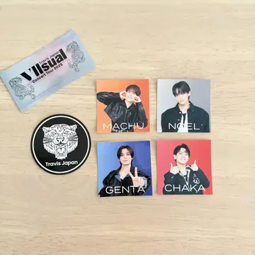 TravisJapan 트라자 와르츠& DVD 일반ver 스티커 6장 세트