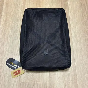 TABITAS 블랙 가먼트 백 메쉬 포켓 부착