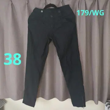 179/WG 블랙 캐주얼 팬츠 38인치