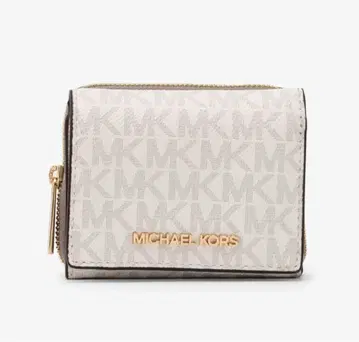 MICHAEL KORS 3단 폴더형 지갑 화이트
