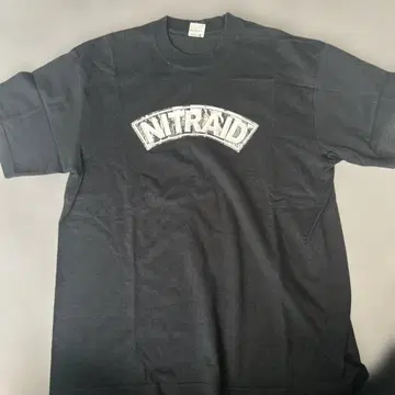 NITRAID 로고 T셔츠 블랙