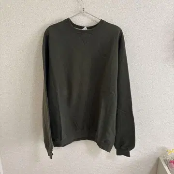 Champion 크루넥 맨투맨 올리브 그린