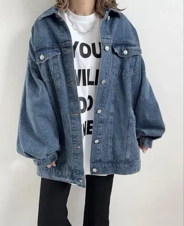 시마무라 mayo 오버 사이즈 데님 자켓 S 사이즈