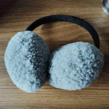 그레이 플리스 귀도리