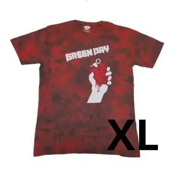 [ 미사용 새상품 ] GREEN DAY T셔츠 XL 밴드T