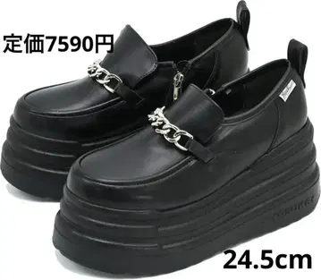 [ 요스케 YOSUKE ] 통굽 스니커즈 여성용 체인 장식 통굽