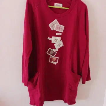 PINK HOUSE 빨간색 트레이닝복 패치워크