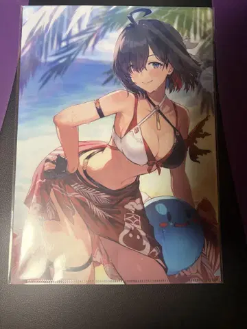 유미르의 아틀리에 특전 그려내린 A4 클리어 파일