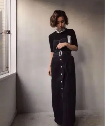 완판템 AMERI DENIM UNIFY DRESS